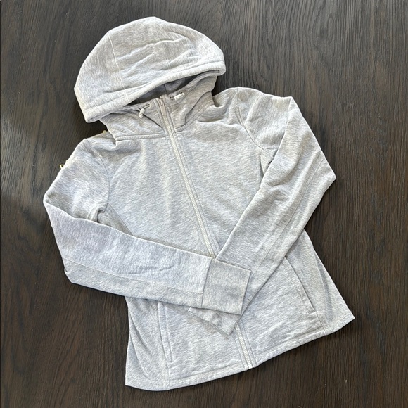 ALO Gray Zip-up Hoodie - Picture 1 of 5